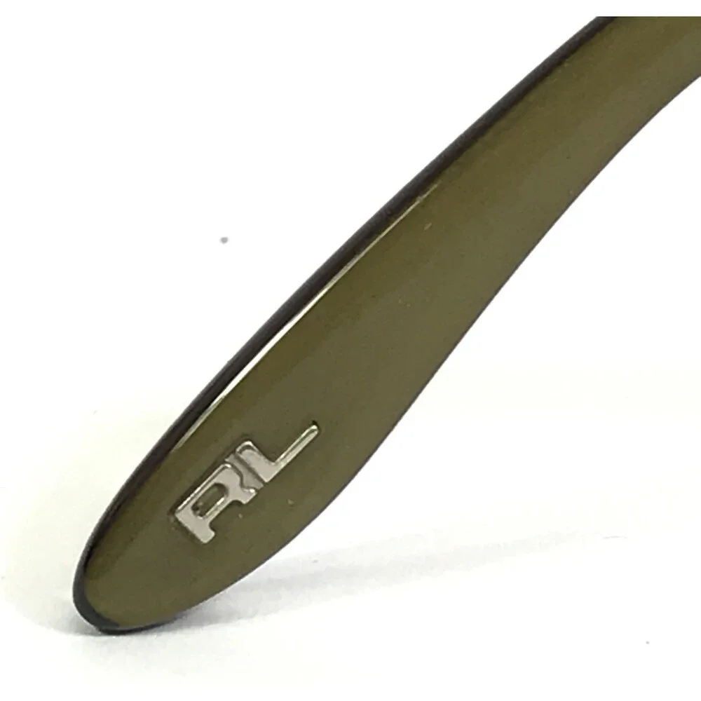 Ralph Lauren Eyeglasses Frames RL693 W9Y Clear Shiny Green Half Rim 50-17-135
